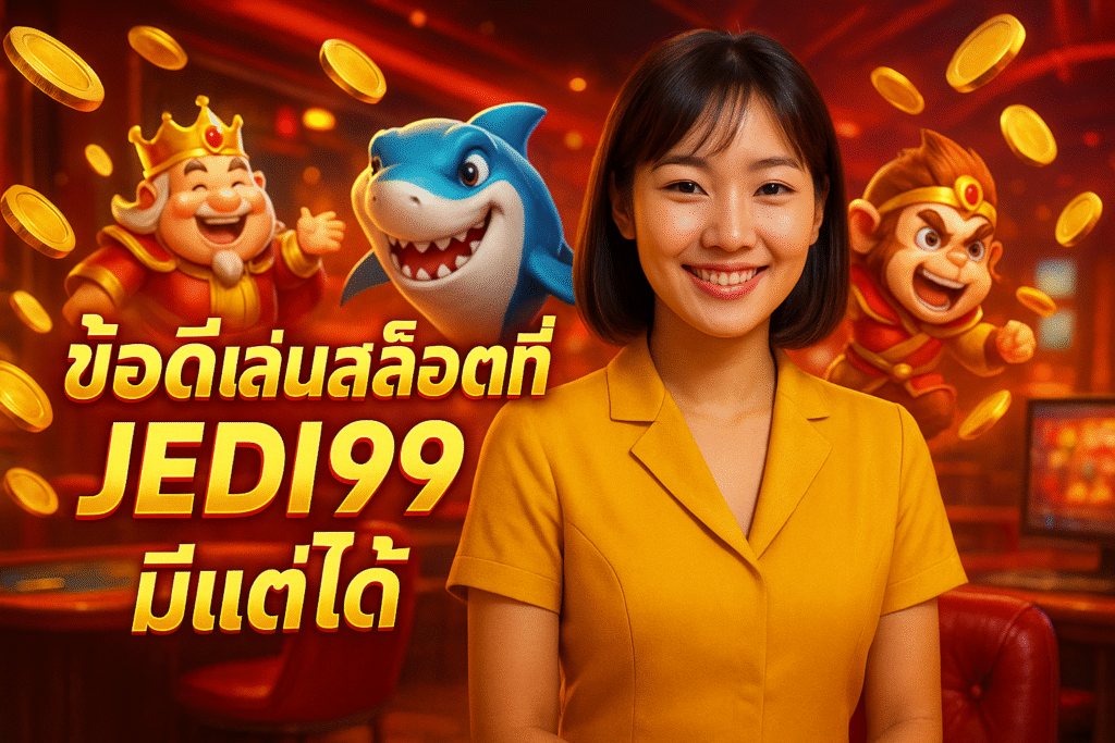 ข้อดีเล่นสล็อตที่ JEDI99 มีแต่ได้