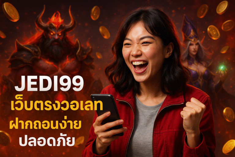 JEDI99 เว็บตรงวอเลท ฝากถอนง่ายปลอดภัย